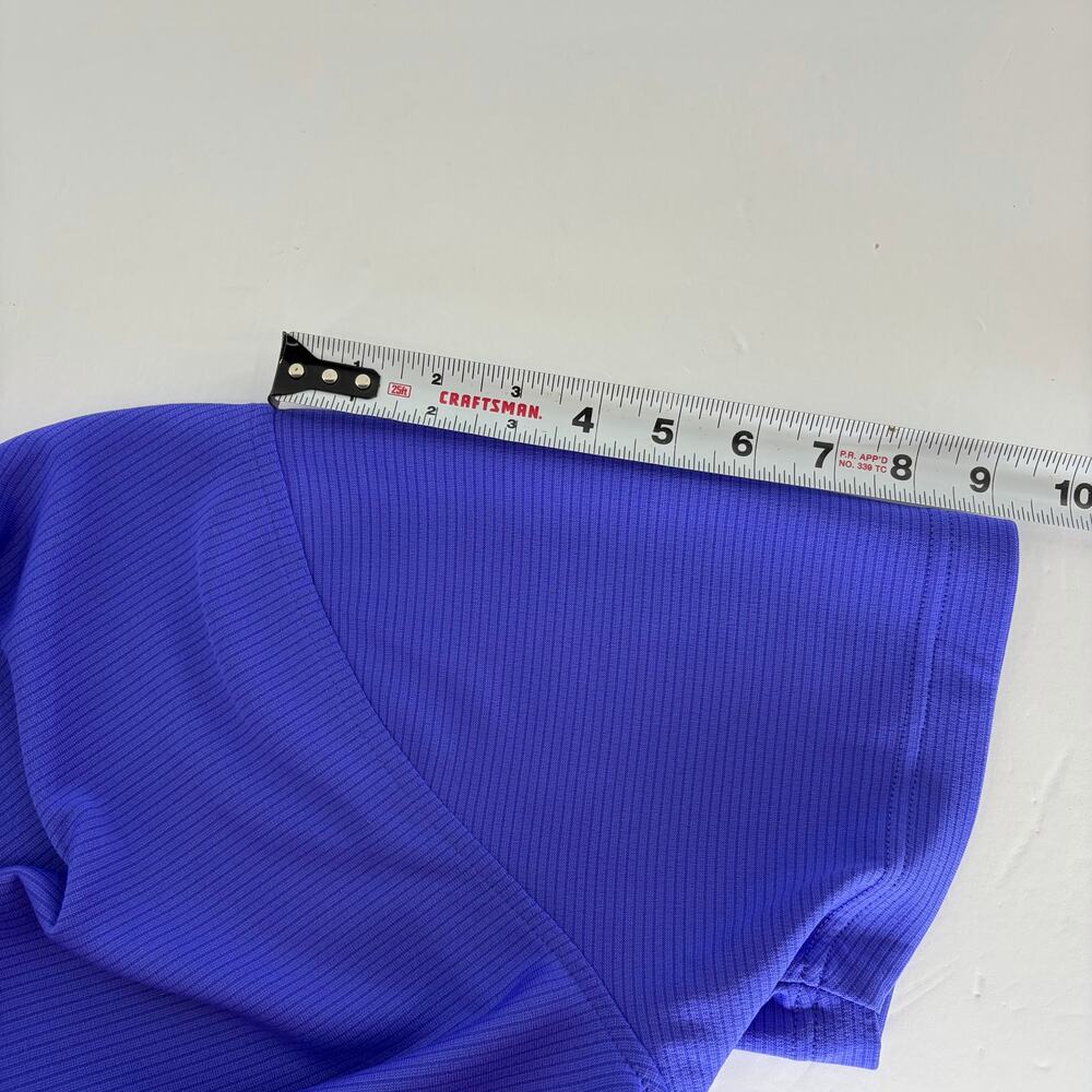 Under Armour Men's UA Tech Polo Purple HeatGear Loose Fit Medium - Picture 5 of 14